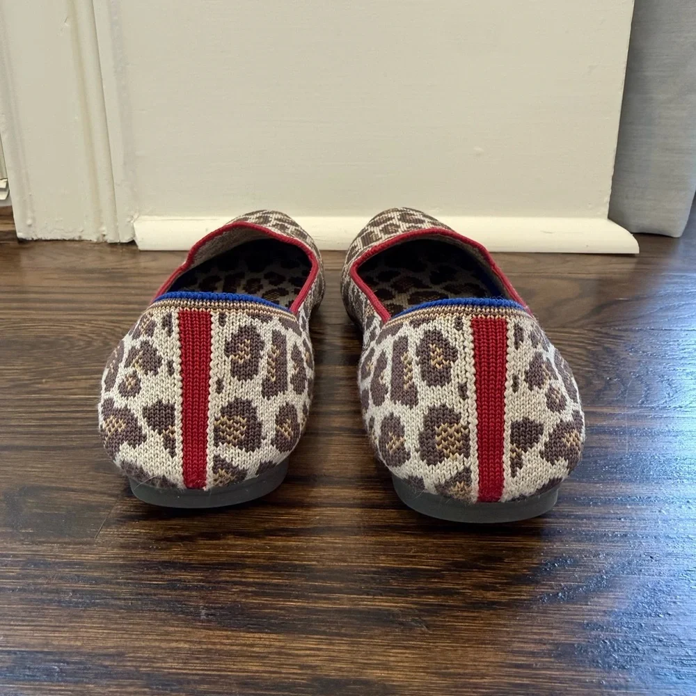 Rothy’s Mocha Spot Leopard Print Loafers – Size 7 – NWOT - spring shoe - Picture 6 of 9